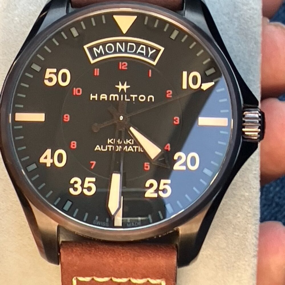 Hamilton Khaki Pilot Day Date Automatic Wristwatch
